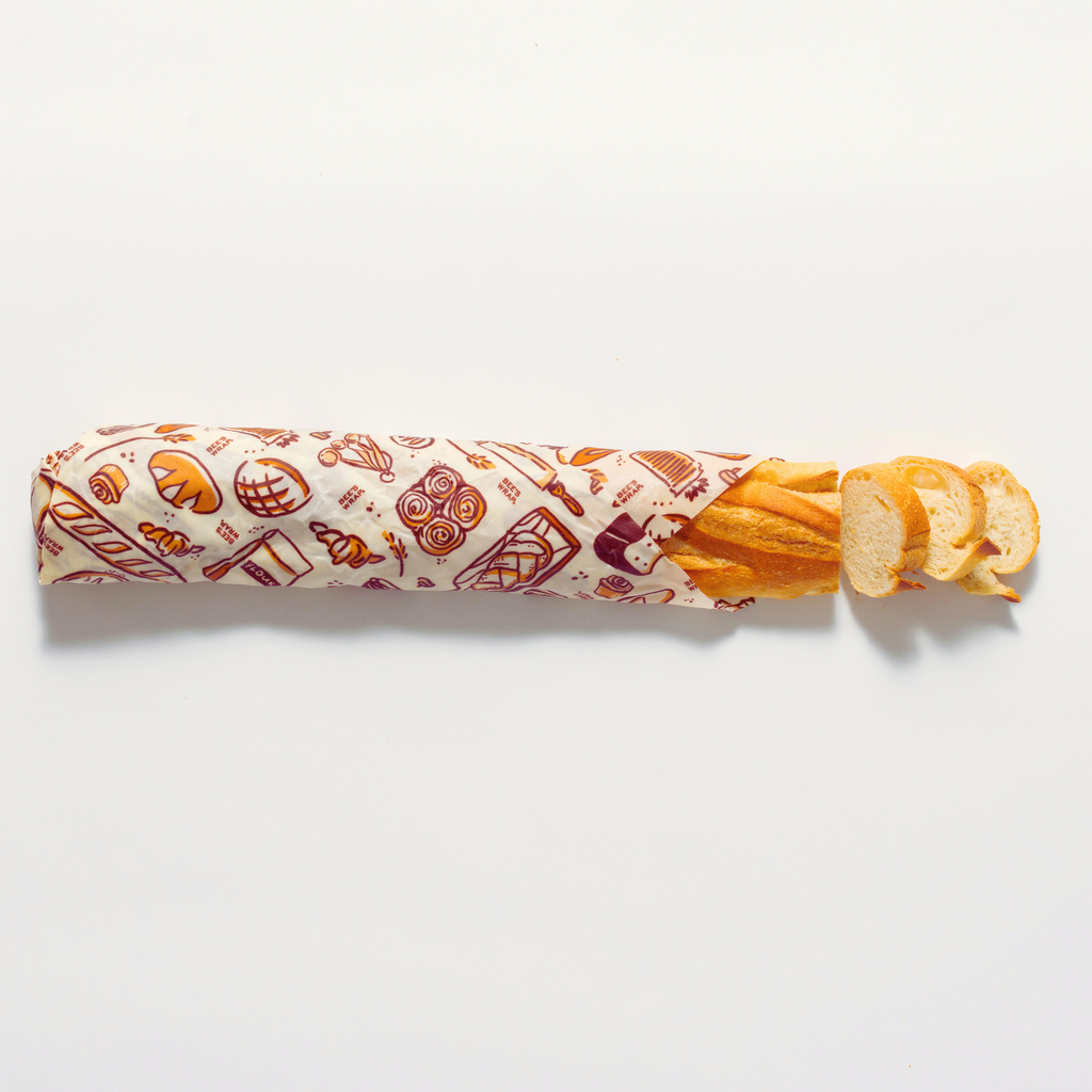 Bee's Wrap - New! Bakery Lane - Bread Wrap, Seasonal Print